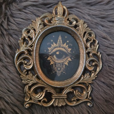 Vintage Frame Evil Eye Picture 