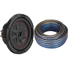 Kicker 48CWRT82 CompRT 8" Subwoofer, DVC, 2-ohm - Includes Speaker Wire