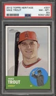 2012 Topps Heritage Mike Trout Rookie RC #207 PSA 8.5 NM-MT Los Angeles Angels