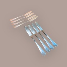 Christofle – 6 Coltelli Da Pesce America – Design Luc Lanel – Metallo Argentato