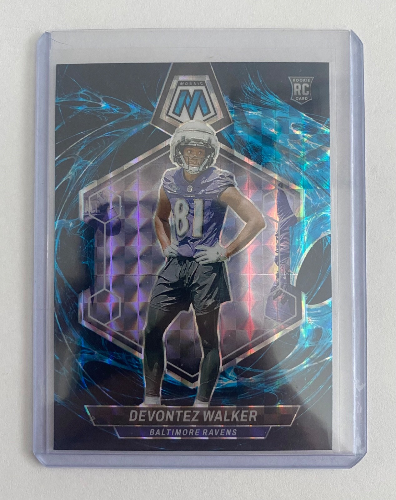 2024 Panini Mosaic - Rookies Devontez Walker #381 Choice Genesis Mosaic Prizm...