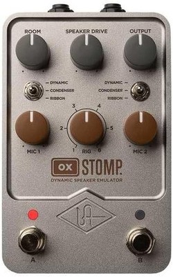 UNIVERSAL AUDIO UAFX OX Stomp. Dynamic Speaker Emulator UAFX Series
