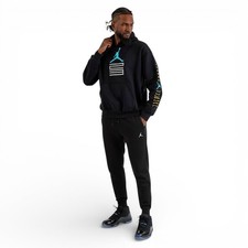 Air Jordan 11 Gamma 2 Piece Sweatsuit Mens Fleece Tracksuit Outfit Gift Set NWT