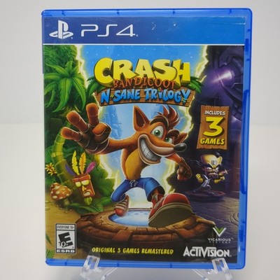 Crash Bandicoot: N Sane Trilogy Remastered - PlayStation 4 PS4 Works 1 2 3