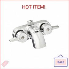 Heavy Duty 3 3/8" Centers Chrome Plated Diverter Clawfoot Tub Faucet