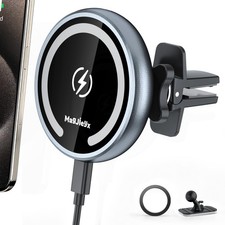 for Magsafe Car Mount Wireless Charger Magnetic Fast Charging with iPhone 17,...