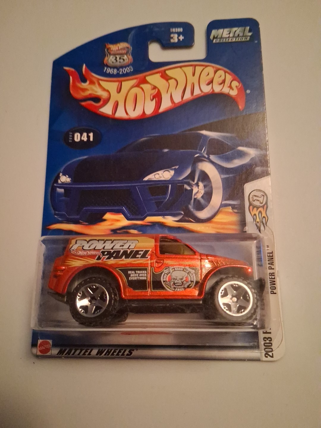 Hot Wheels 2003 First Editions 29/42 Power Panel 2003 #041 Red