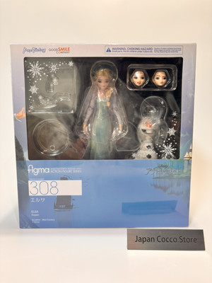 【新品未開封】figma 308 エルサ Figma 308 Disney Frozen Elsa Figure Good Smile Company from Japan