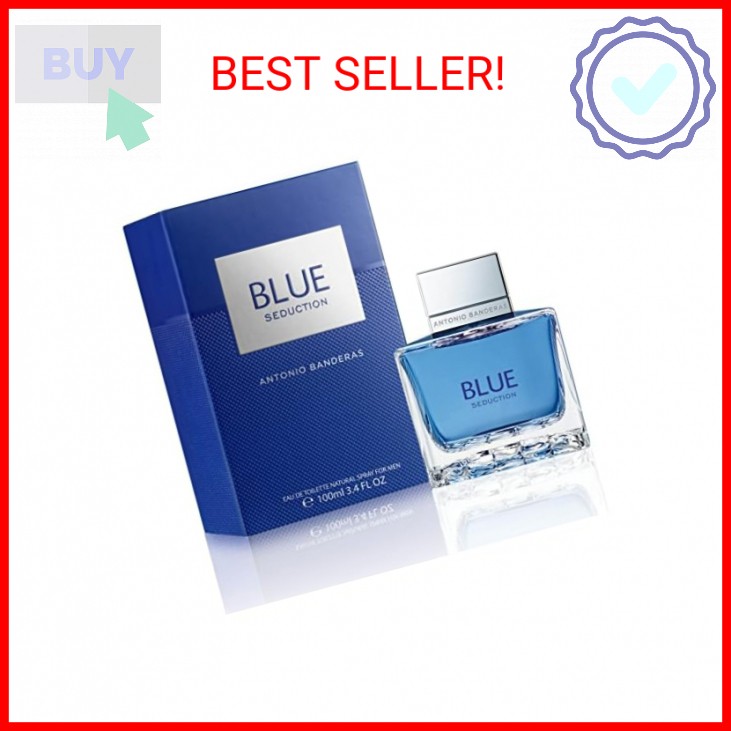 Antonio Banderas Blue Seduction Men Cologne EDT Oz 100ml Spray