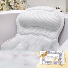 Bath Pillow Luxury Bathtub Pillow, Extra Soft  Comfortable Bath Pillows for Tub