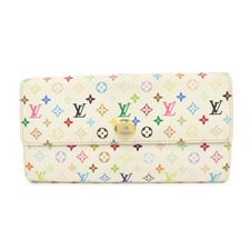 Louis Vuitton Monogram Multicolor Portefeuille Sarah Wallet M93532 Auth Used F/S