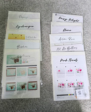 Let's Make Art Watercolor Tutorial Sheets by Sarah Cray, Animals, Lot of 10