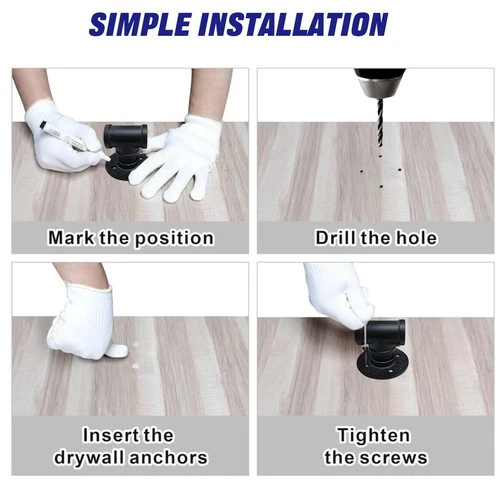 Corrimano ringhiera per scale maniglia in ferro corrimano a parete ringhiera per scale - Foto 13 di 21