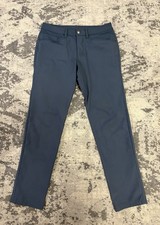 Lululemon ABC Pants Men's 30X28 Blue ClassicFit Warpstreme Chino Commute Stretch