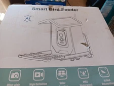 Smart AI Recognition Bird Feeder Solar Charging Waterproof Ultra Wide HD Res. 