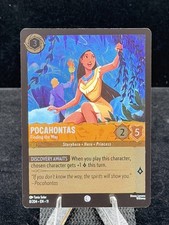 Disney Lorcana-Winterspell-Pocahontas-Finding the Way- 8-Cold Foil-M/NM