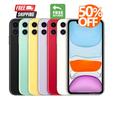 Apple iPhone 11 64GB / 128GB - GSM Unlocked Verizon T-Mobile iOS