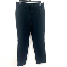Old Navy Pixie Mid Rise Ankle Pants in Black Size 6