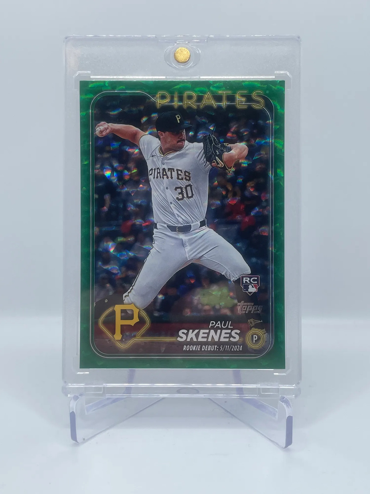 2024 TOPPS UPDATE PAUL SKENES GREEN FOIL ROOKIE DEBUT RC /499