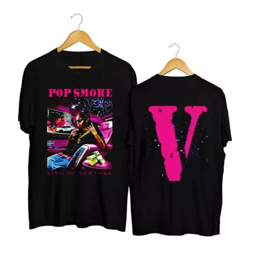 New Popular Pop Smoke x Vlone Gift For Fans Men S-5XL Shirt