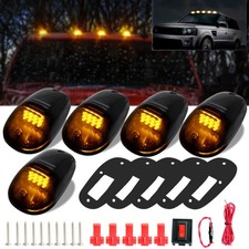 5PCS Amber 9LED/12LED Cab Roof Top Marker Running Light Fit For Truck SUV Jeep