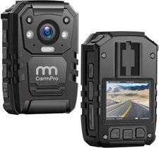 	CammPro 1440P 2K Police Body Camera128G MemoryWaterproofPremium Portable Body	
