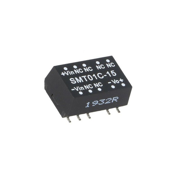 SMT01C-15 Wandler: Dc/Dc 1W Ueing: 36-75V 15VDC Iausg: 6,7-67Ma Smd 1,4G Mean We-image