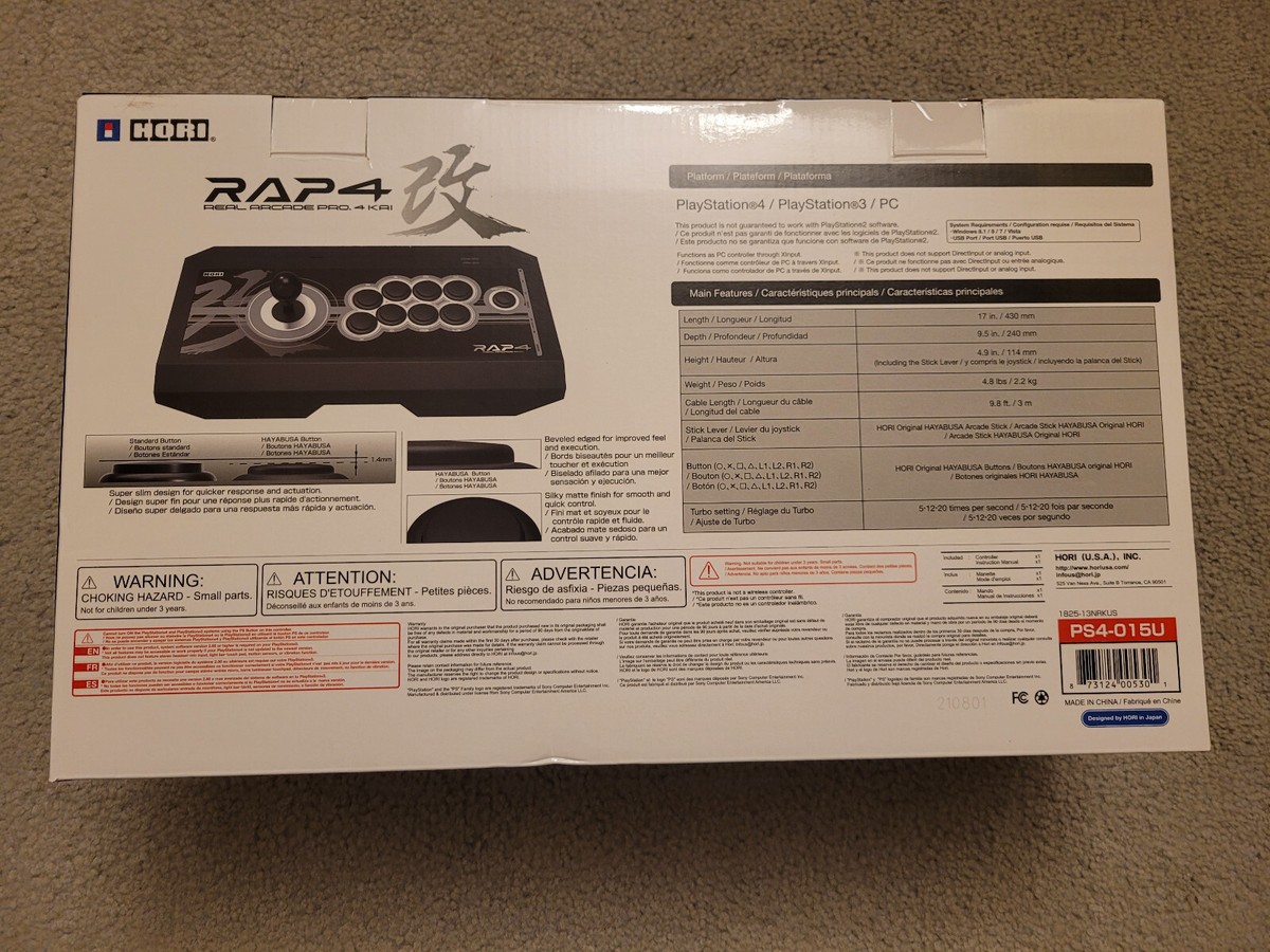 Hori Real Arcade Pro4 Pro 4 RAP4 Kai Arcade Fighting Stick PS5 PS4
