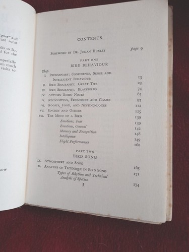Birds as Individuals Len Howard 1st edition Jan 1952 First Edition Ornithology - Picture 6 of 8