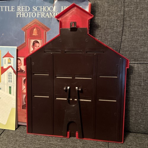 Vintage JSNY Little Red School House Plastic Photo Frame w/ box & Photo Book - Picture 11 of 20