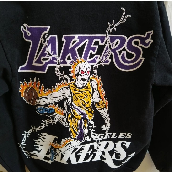 Vintage Warren Lotas Kobe NBA Lakers Hoodie Mens S Made In