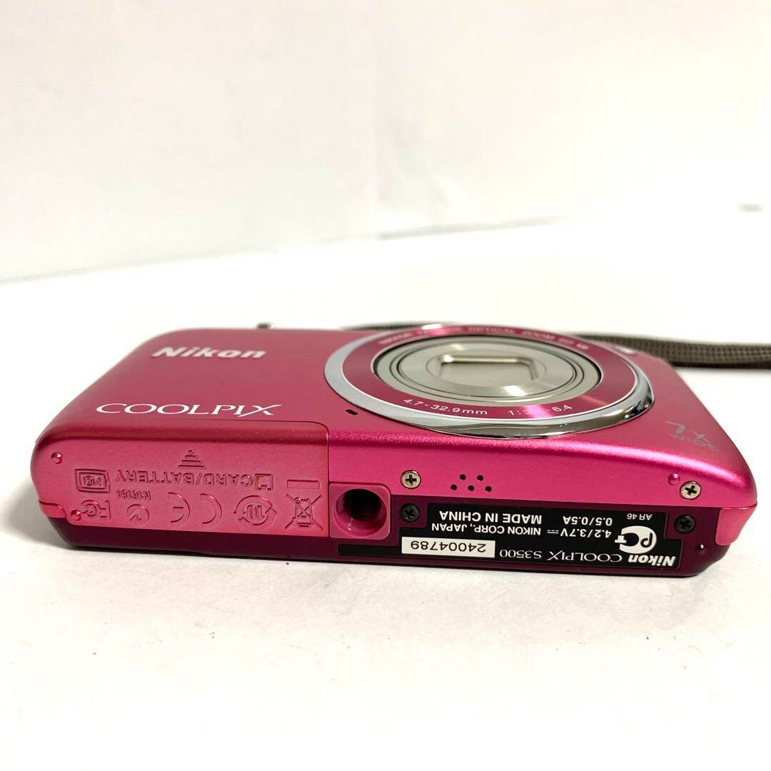 NIKON coolpix ニコン クールピクス　s3500 ピンク Amazon | Nikon デジタルカメラ COOLPIX S3500 光学7倍ズーム