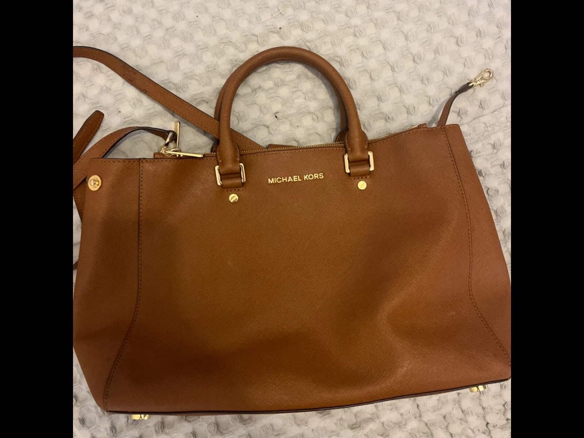 Michael kors handbags tan deals