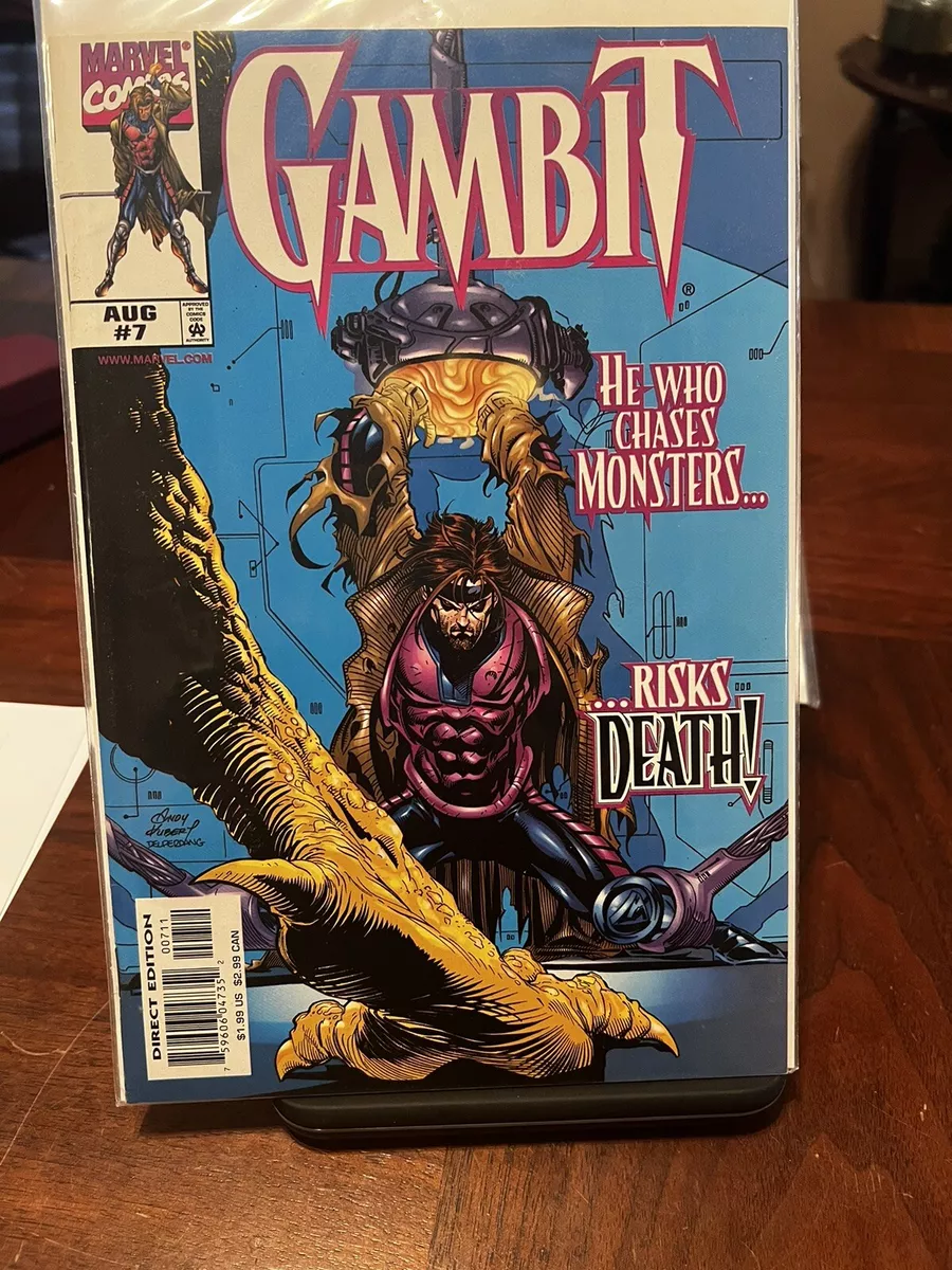 Gambit #7 (3Rd Series) Marvel Comics 1999 He Who Chases Monsters Risks Death