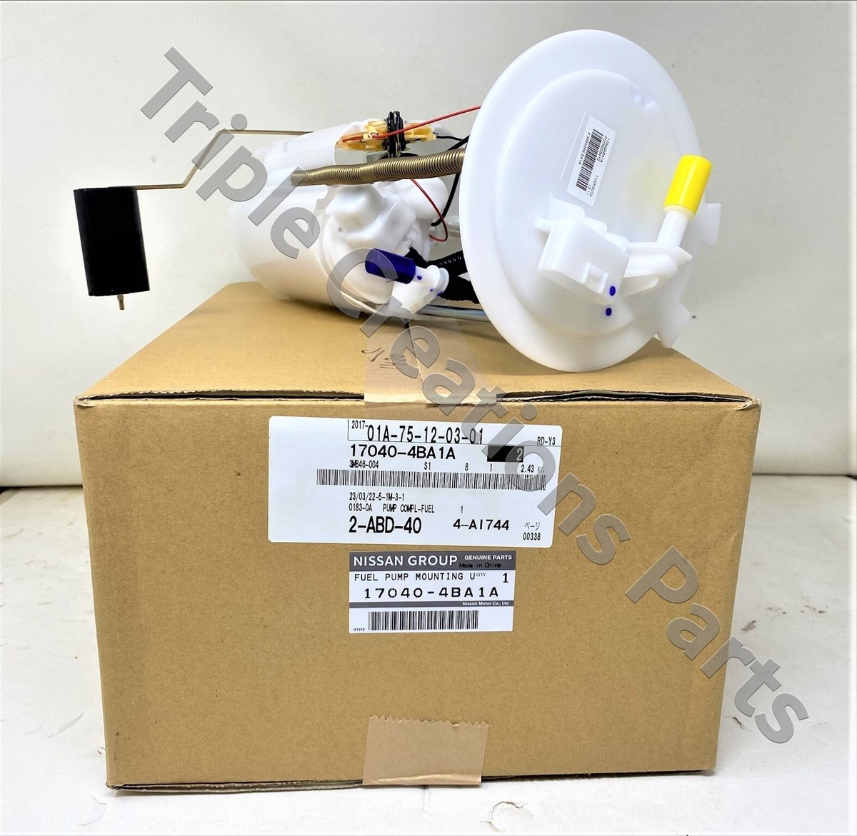 ハル④ Genuine Nissan 17040-4BA1A Pump Compl-Fuel 170404BA1A OEM | eBay