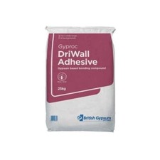 Plasterboard Adhesive -GYPROC DRI WALL & KNAUF 25kg -FAST UK  DELIVERY