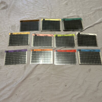 LOT OF 230+ TORO MICROFICHE SHEET CARDS