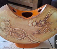 Ceramic vase BRUTALIST Portanier VALLAURIS PICASSO JOUVE RAMIE