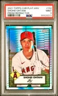 Shohei Ohtani RARE PRISM REFRACTOR INVESTMENT CARD SSP TOPPS CHROME ROY PSA 9