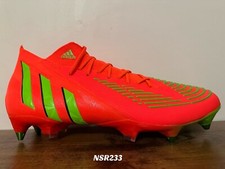 ADIDAS PREDATOR EDGE 1 SG GAME DATE PACK SOLAR RED GREEN GW1016 SOCCER SIZE 13