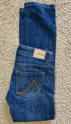 ANCHOR BLUE Jeans Size 00 Medium Blue Denim Washed Skinny Juniors Girls  Women’s