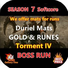 DIABLO 4 Duriel Mats Boss Materials Gold SEAS...