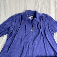 Vintage Ariel Housecoat Robe Petite Medium TALL NOS Granny Core Made In USA