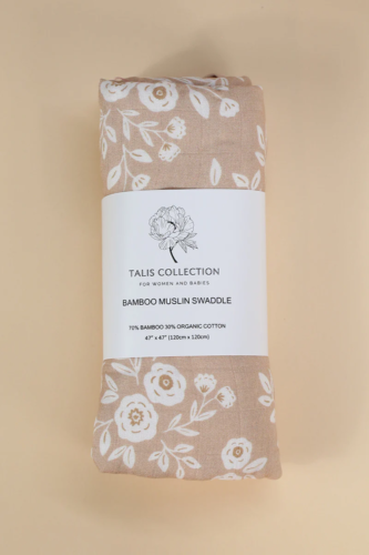 Fleur Baby Muslin Organic Cotton Swaddle - Picture 1 of 3