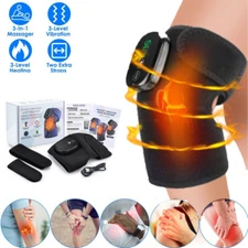 Electric Heated Knee Massager Pad Brace Support Joint Elbow Shoulder Pain Relief