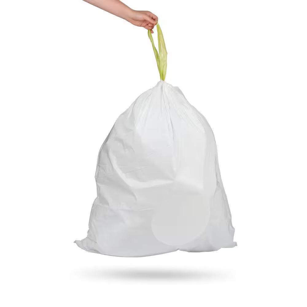 21 Gal. Extra-Strong, Trash Bag with Drawstring Closure 60-80 L 30 Counts