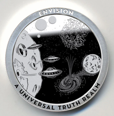 #ad ENVISION Chautauqua Silver Works 1 oz .999 fine silver Proof $137.35