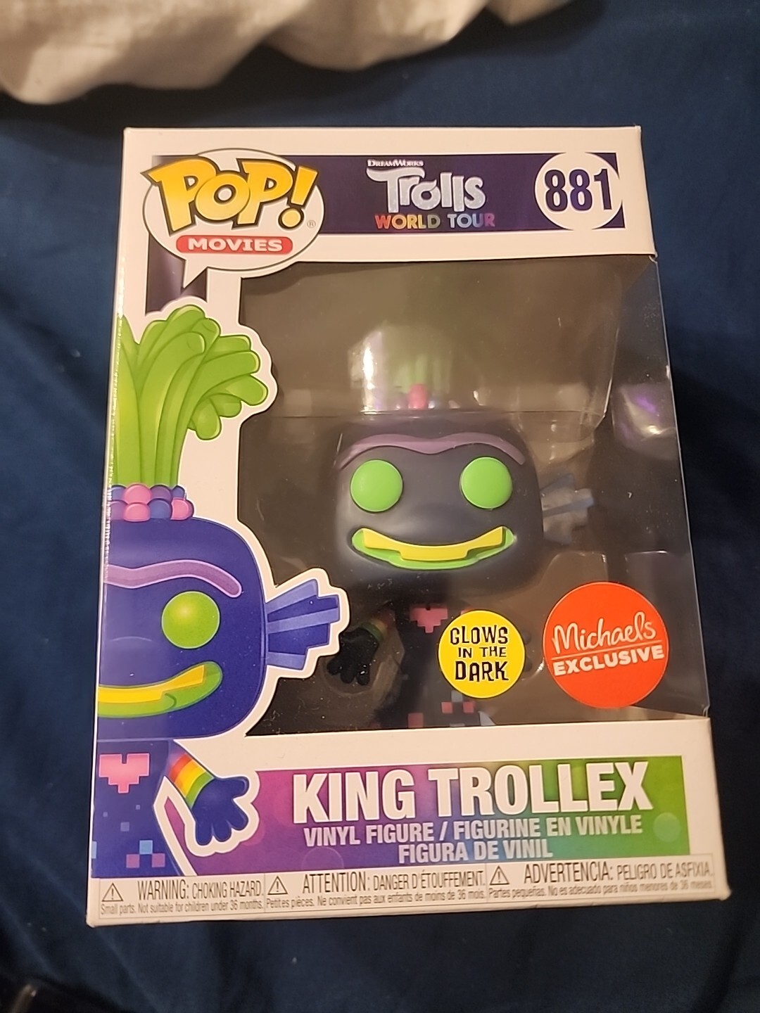 Sale Funko Pop! Vinyl: Trolls - King Trollex (Glows In The Dark) - Michaels Stores...