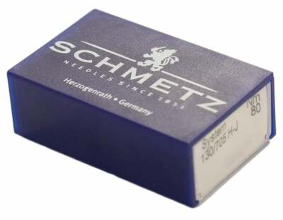 Schmetz Nähmaschinennadeln, Jeans/Denim, 100er Box, Größen 70/10 bis 110/18