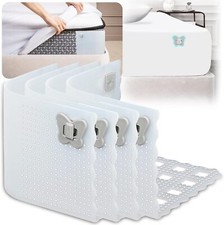 Bed Sheet Holders with Lock, Bed Sheet Straps Keep Sheets in Place Firm  Tig...